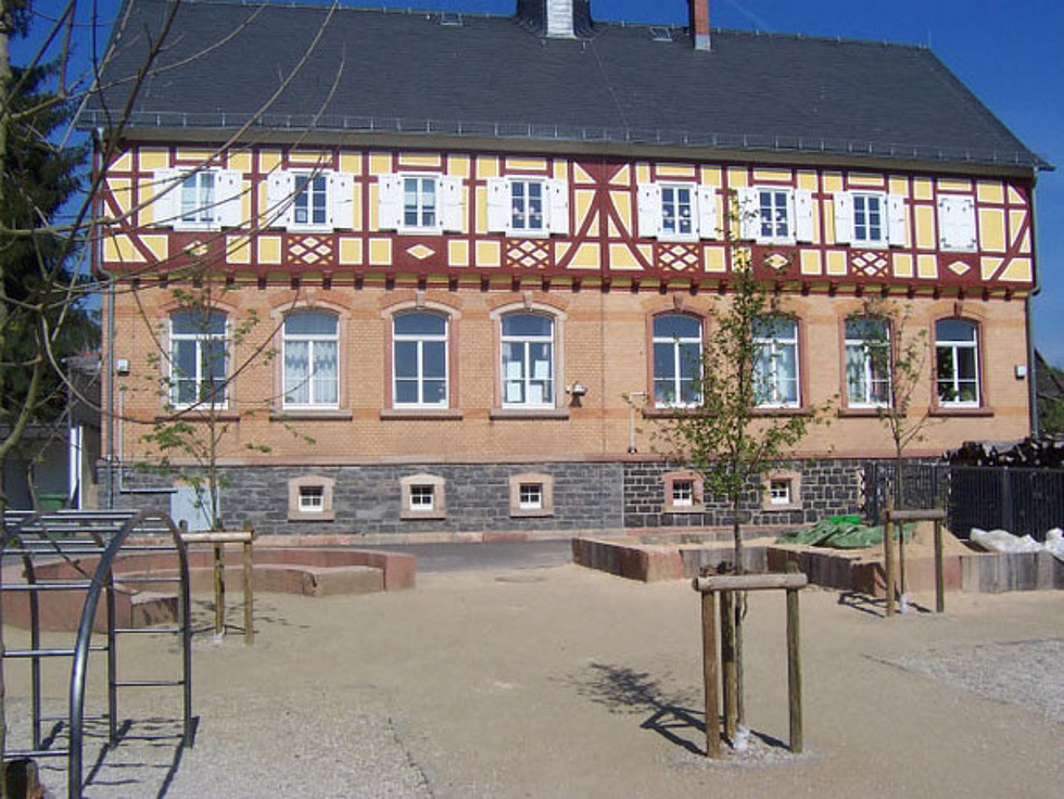 Ansicht des Schulgebäudes der Hohebergschule