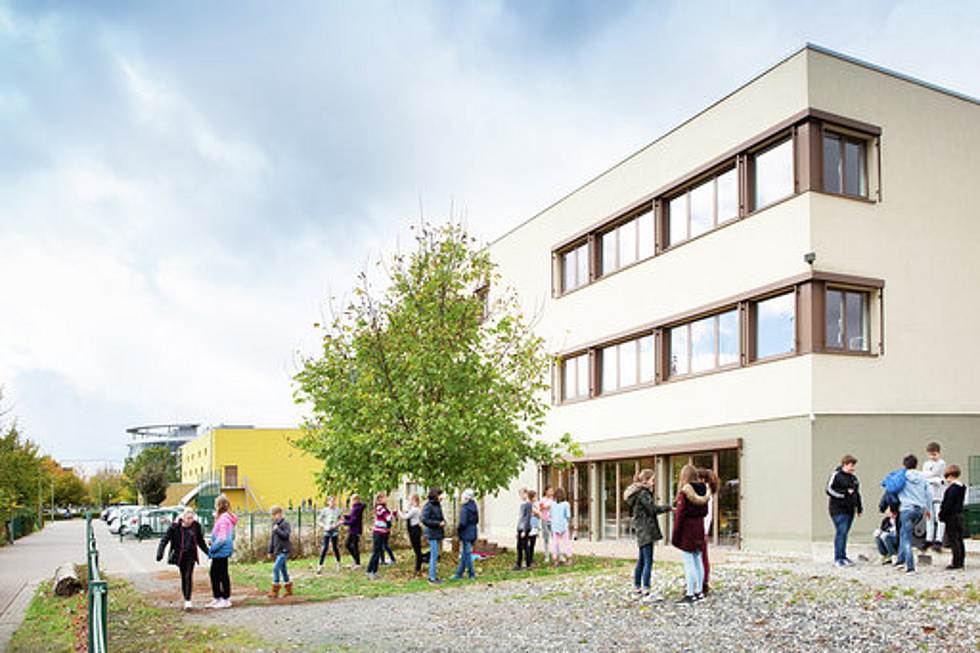 Gebäude der Montessori-Schule Friedberg