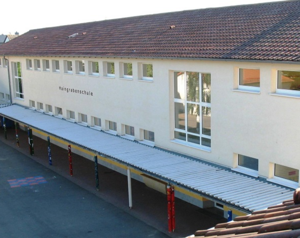 Schulgebäude der Haingrabenschule